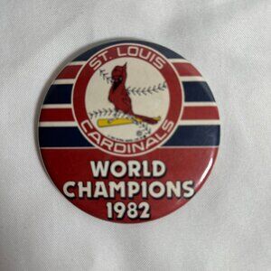 Vintage - St. Louis Cardinals - World Champions 1982 - Button